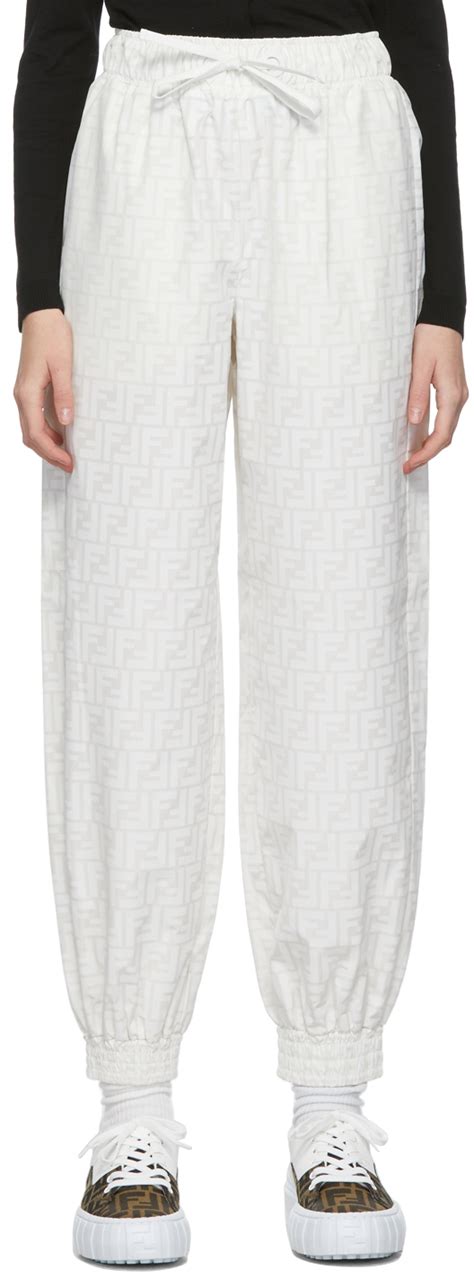 fendi trousers white|fendi pantsuit.